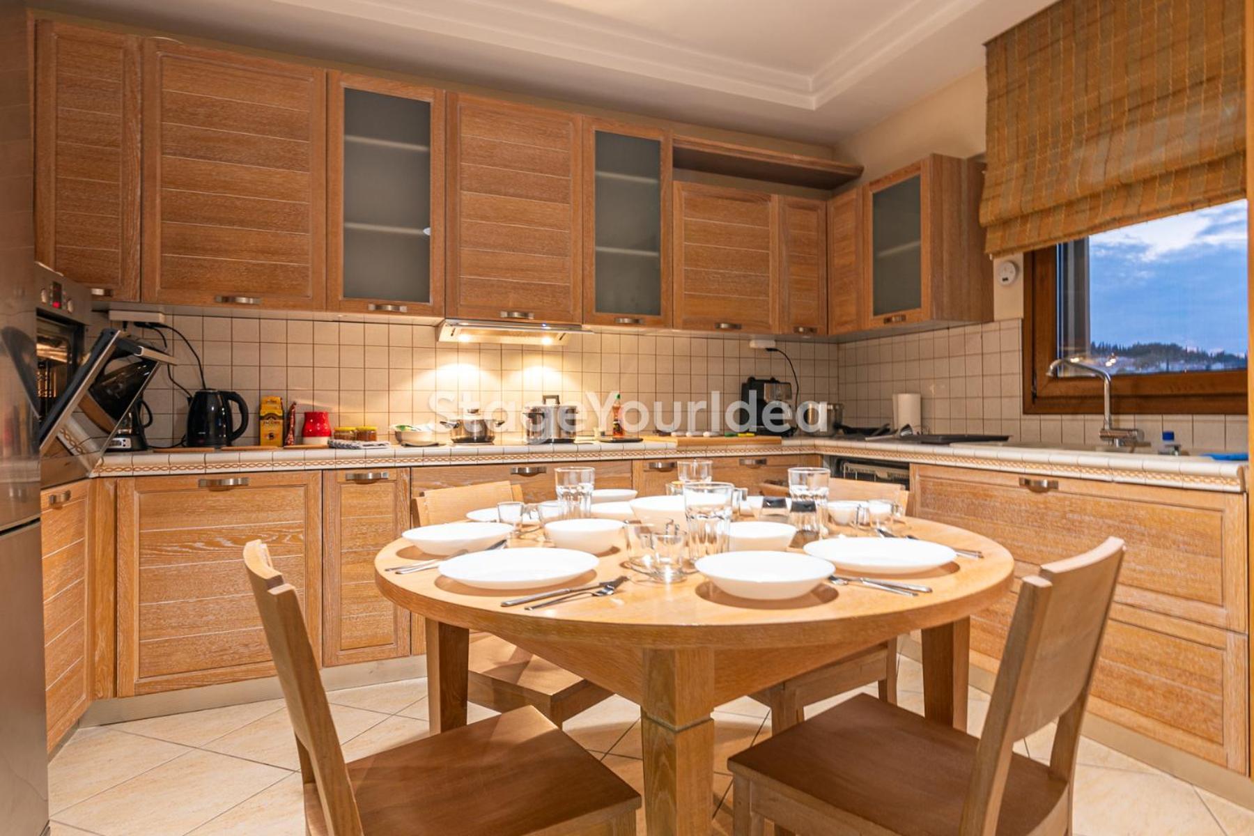 Luxury Appartment, Only 7 Minutes From Thessaloniki Airport And 15 Minutes From City Center ,For 8-23 People Also For Gatherings And Parties Neon Rysion المظهر الخارجي الصورة