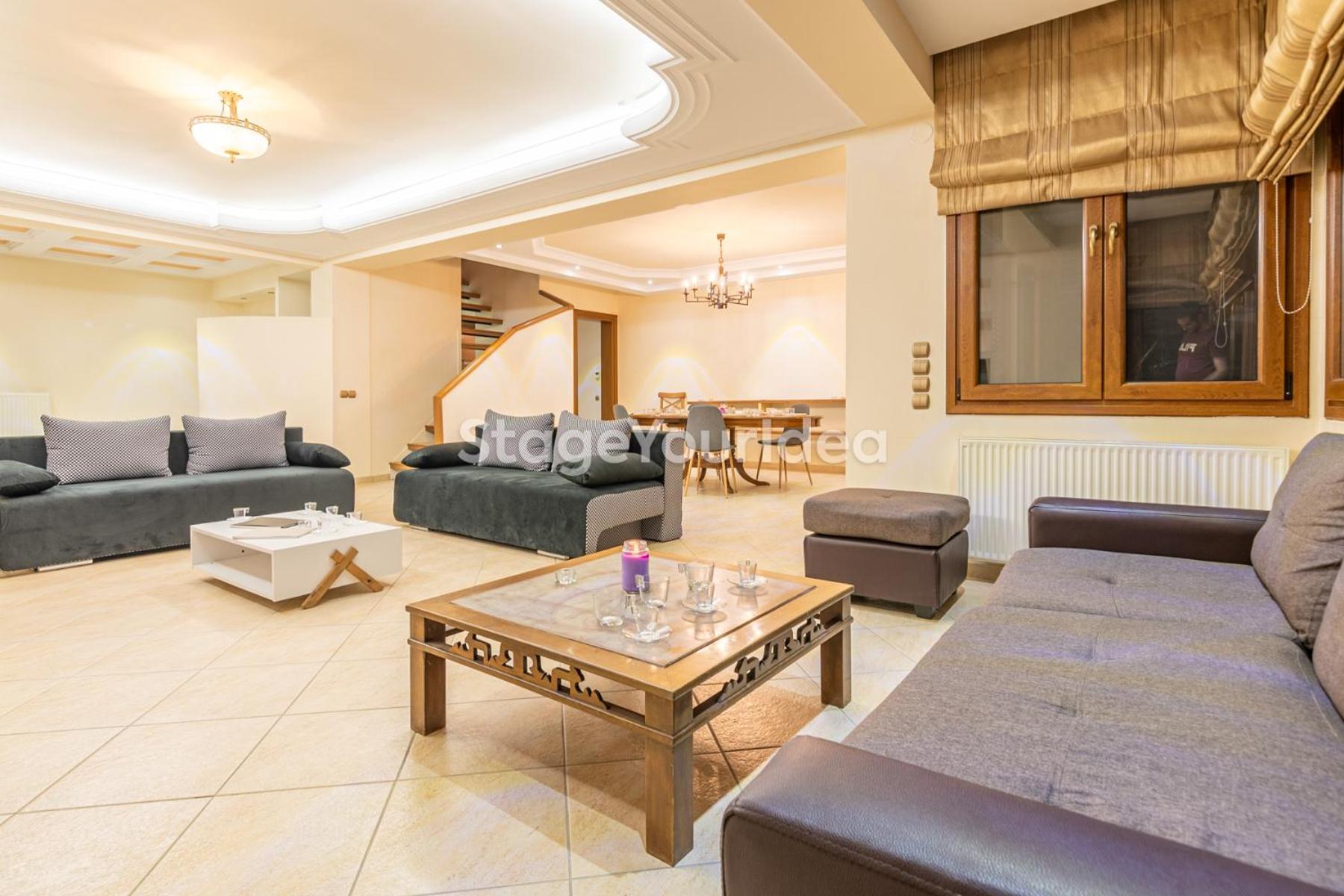 Luxury Appartment, Only 7 Minutes From Thessaloniki Airport And 15 Minutes From City Center ,For 8-23 People Also For Gatherings And Parties Neon Rysion المظهر الخارجي الصورة